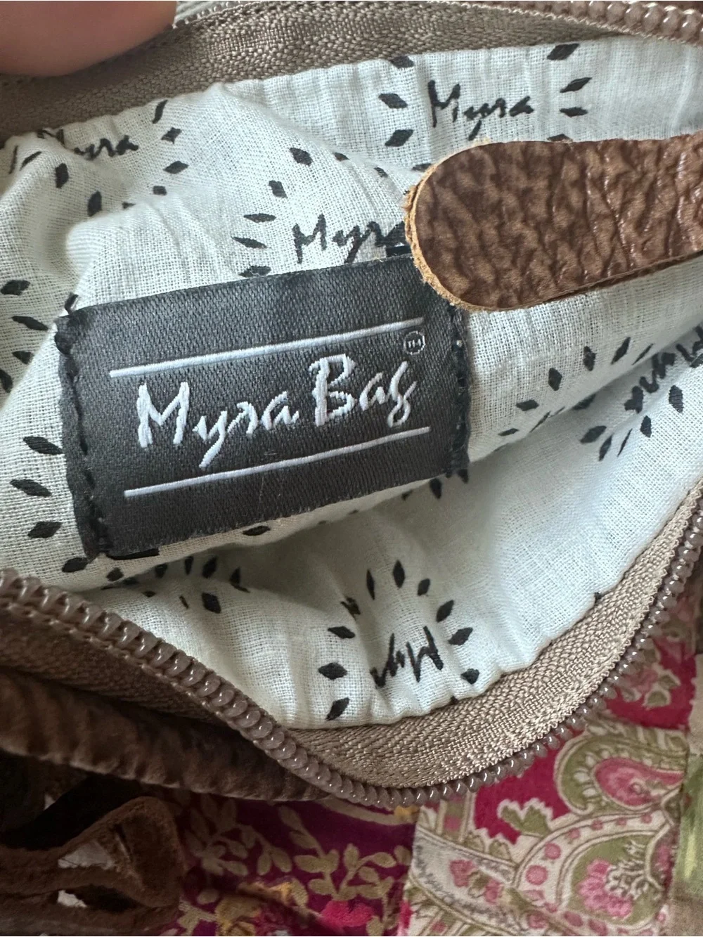 Myra Bag Paisley Patterned Wristlet Clutch with Tassel